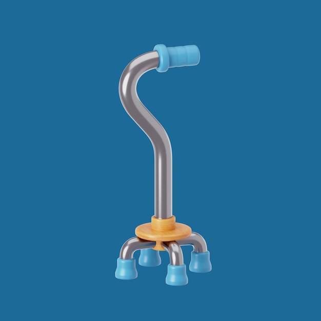 Free PSD 3d render of disability icon