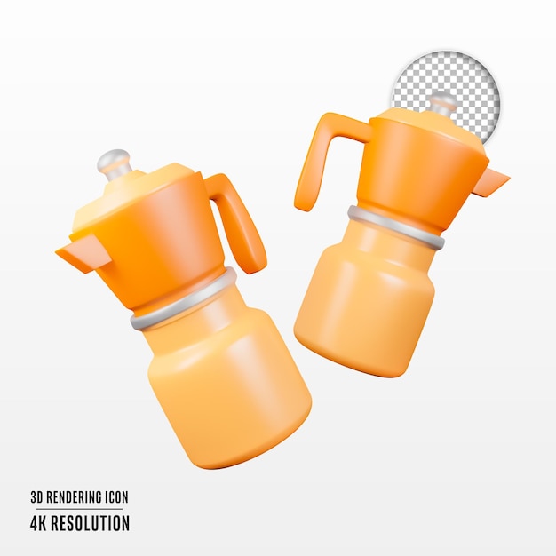 Free PSD 3d render illustration juicer isolated icon