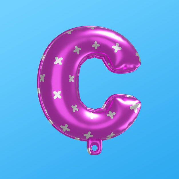 Free PSD 3d rendering of abc icon