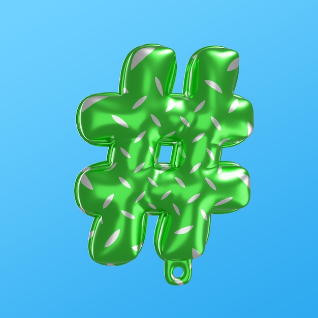 Free PSD 3d rendering of abc icon