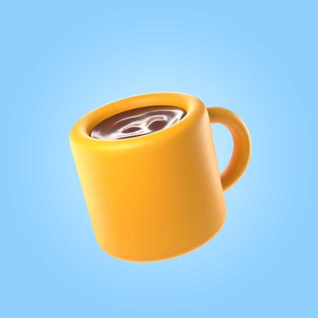 3d rendering of delicious beverage