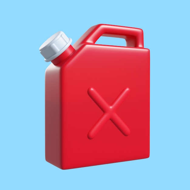 Free PSD 3d rendering of firefighter icon