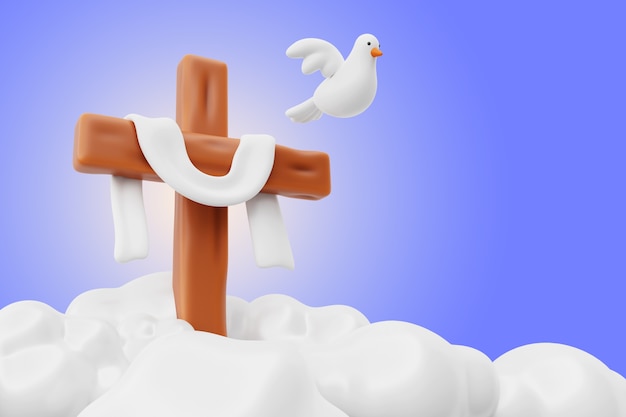 3d rendering of heaven illustration