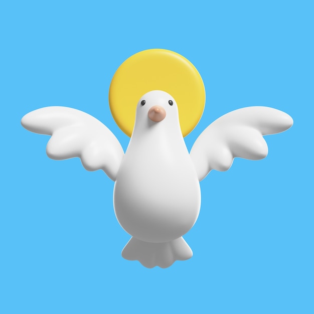 Free PSD 3d rendering of religion icon