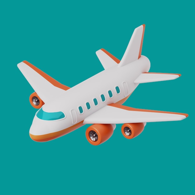 Free PSD 3d rendering of travel icon