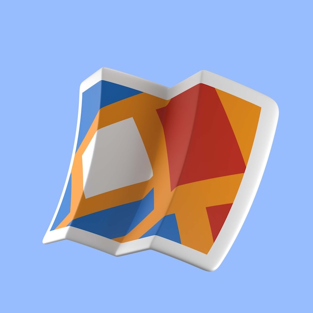 3d rendering of ui icon