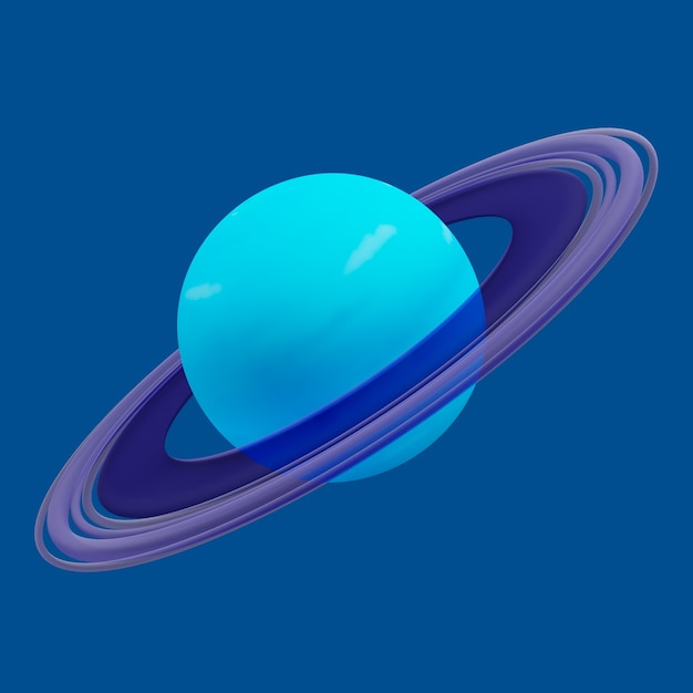 Free PSD 3d rendering of  universe icon