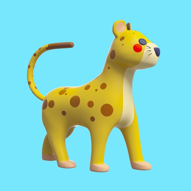 3d rendering of wild animal