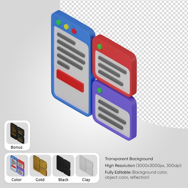 3d responsive design