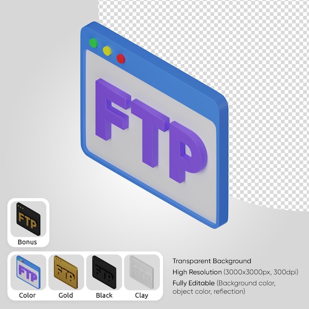 3d web layout ftp