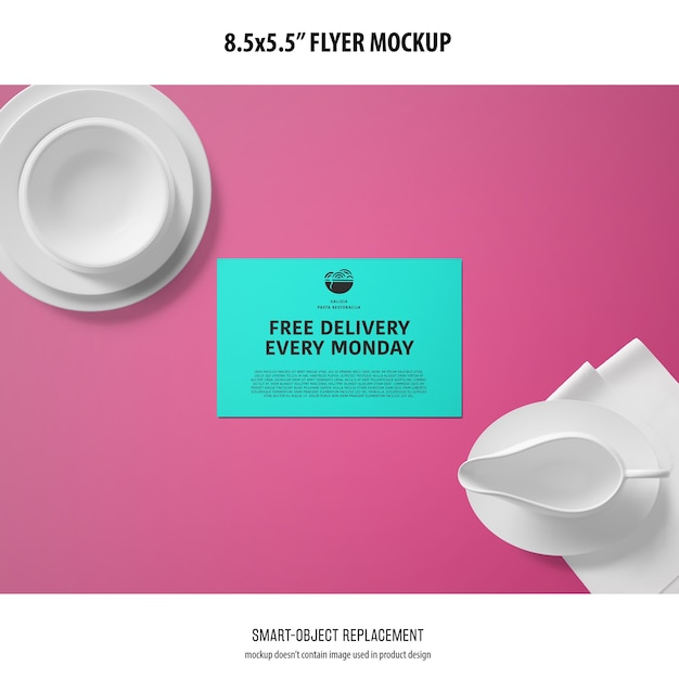 8.5x5.5 Flyer Mockup