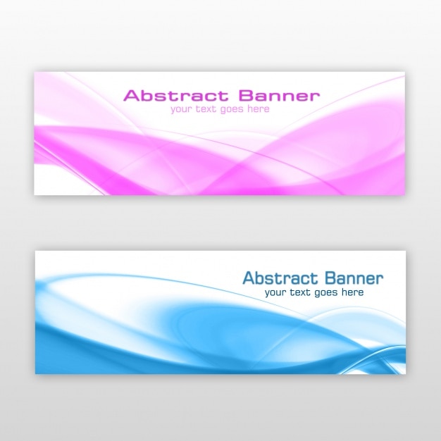 Free PSD abstract banners design