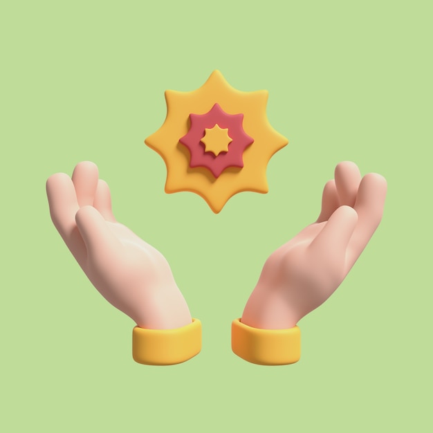 Free PSD alternative medicine hands icon