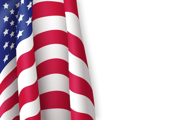 Free PSD american flag