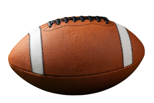 American football ball isolated