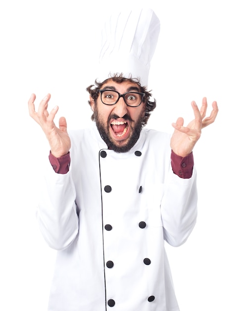 Free PSD angry cook