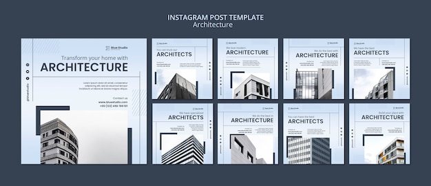 Architecture instagram posts collection