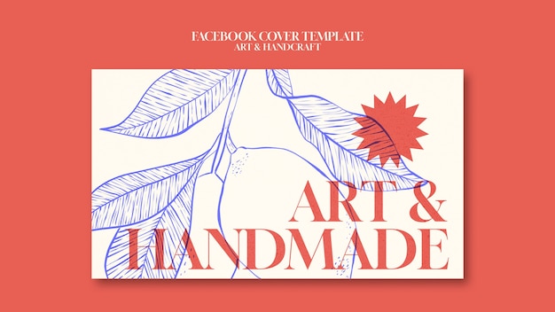 Free PSD arts and handcraft design template