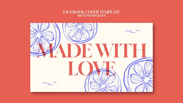 Free PSD arts and handcraft design template