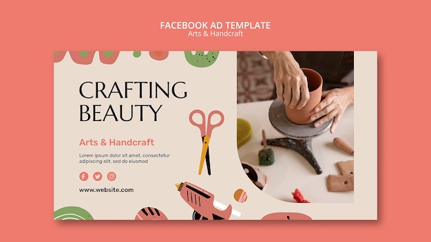 Arts and handcraft template design