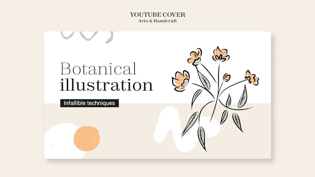 Free PSD arts and handcraft template design