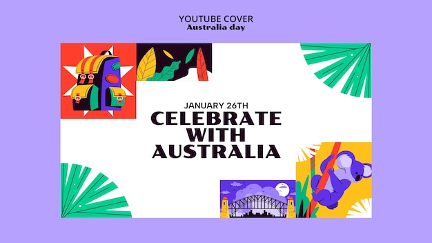 Australia day template design