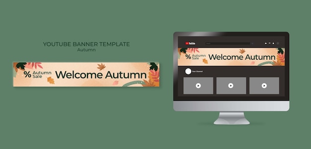 Autumn template design