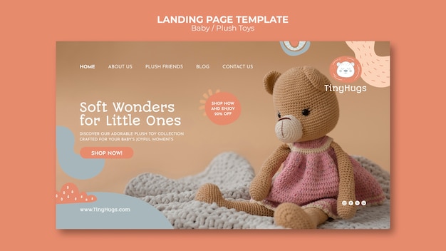 Free PSD baby template design