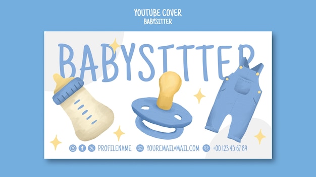 Babysitter template design