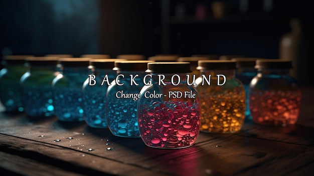 Free PSD background high quality chemistry generated ai image