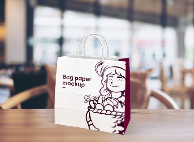 Free PSD bag mockup for merchandising