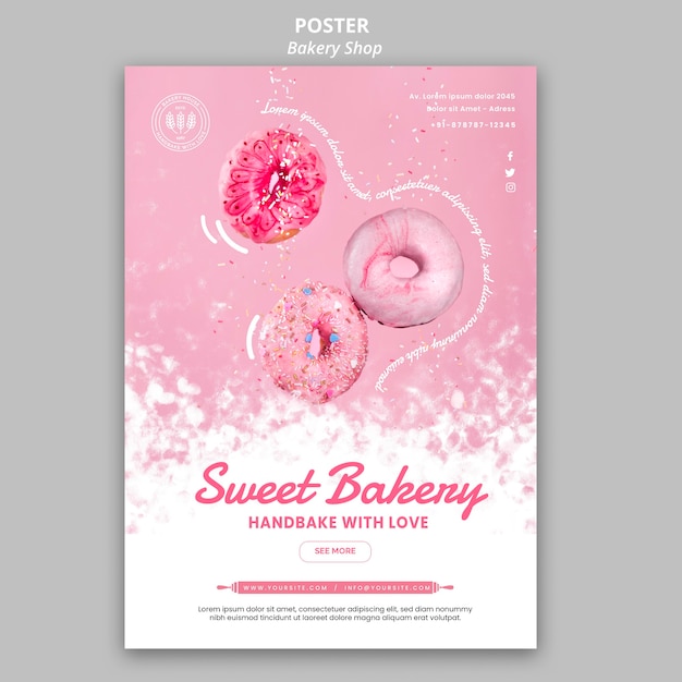 Bakery shop poster