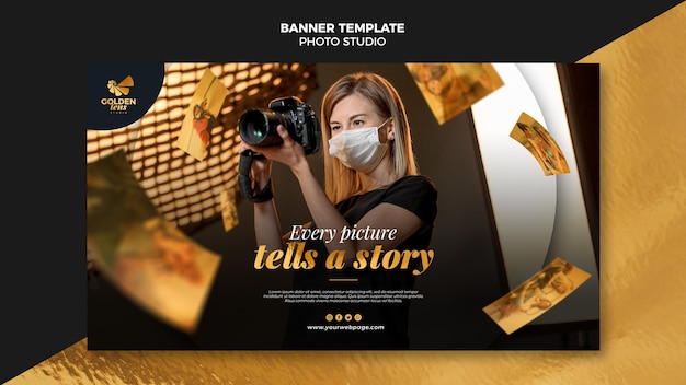 Banner photo studio template