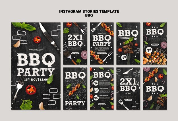 Bbq template design