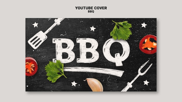 Free PSD bbq template design