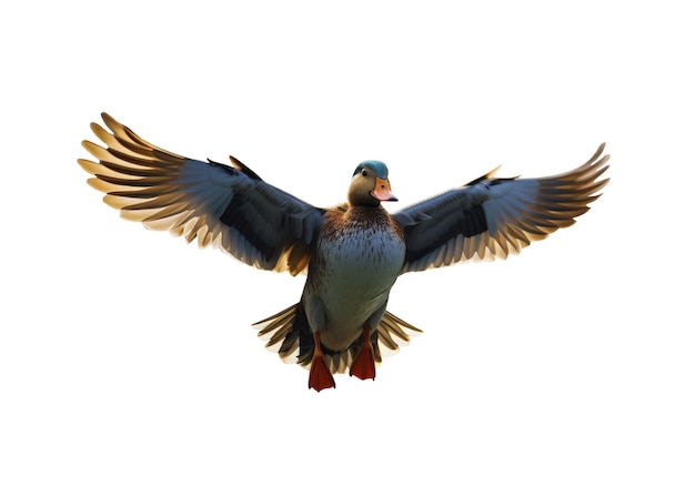 Free PSD beautiful duck isolated