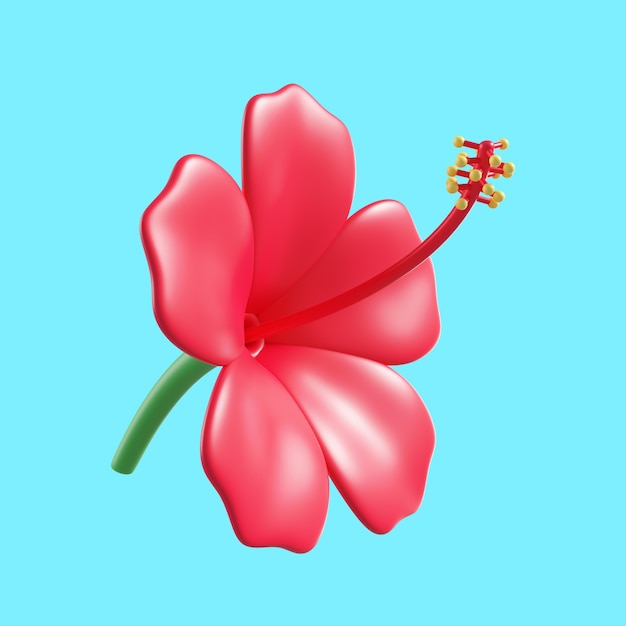 Free PSD beautiful red flower icon pack