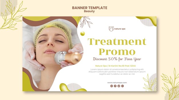 Beauty banner template