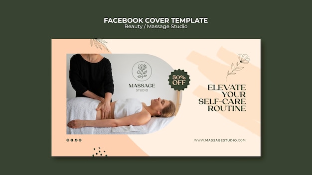 Free PSD beauty facebook cover template