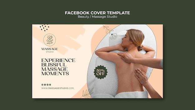 Beauty facebook cover template