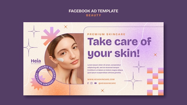 Free PSD beauty template design