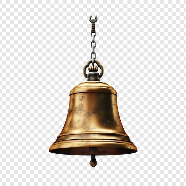 Free PSD bell isolated on transparent background