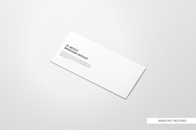 Bifold brochure mockup