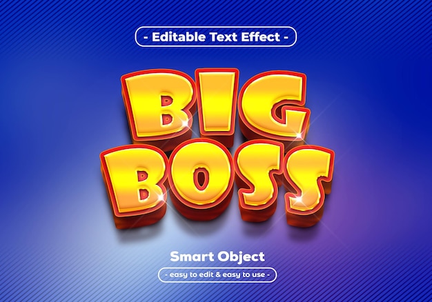 Big boss-Text-Style-Effect