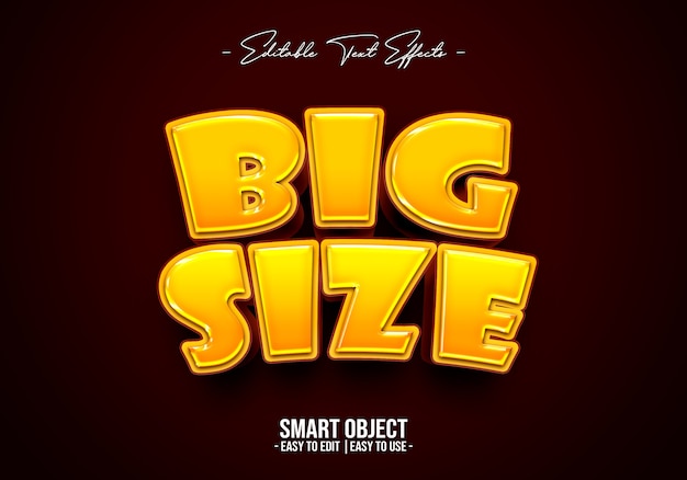 Free PSD big-size-text-style-effect