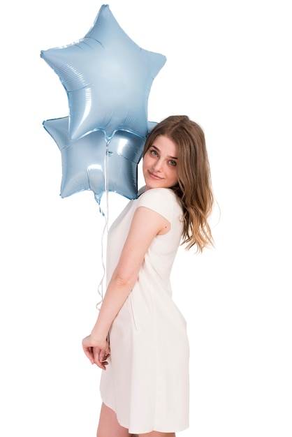 Free PSD birthday girl portrait isolated