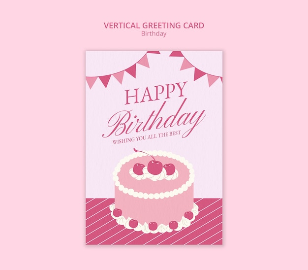 Birthday template design