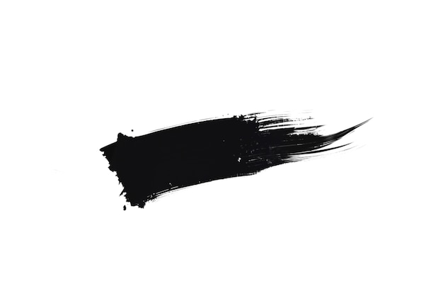 Free PSD black brush stroke