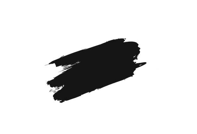 Free PSD black brush stroke