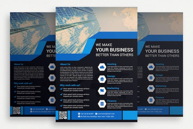 Black business brochure